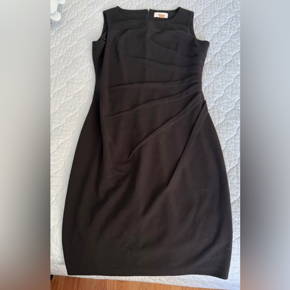 Calvin Klein Strapless Black Dress